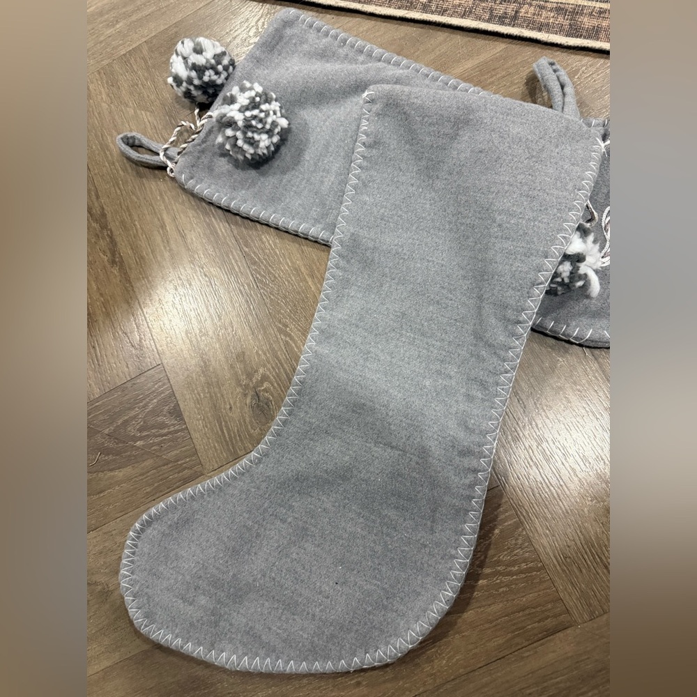 Gray Hobby Lobby Noel Christmas Stockings - Picture 5 of 5